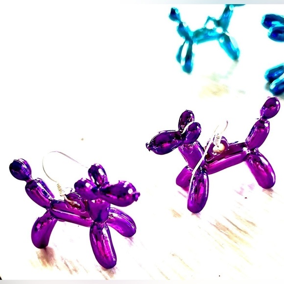 BALLOON DOG EARRINGS - Picture 5 of 8